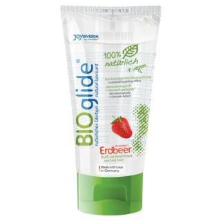 Joydivision Bioglide Strawberry - vízbázisú síkosító - eper (80 ml)