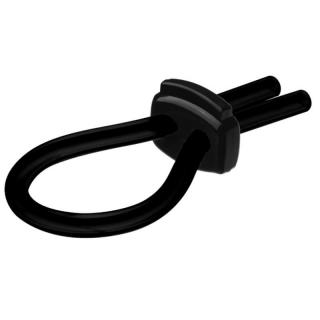 Joydivision ERECTOmed - szilikon, állítható, vízálló péniszgyűrű (fekete)