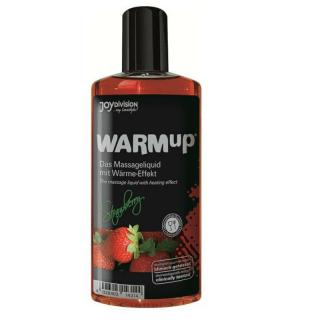 Joydivision WARMup Strawberry - melegítős masszázsolaj - eper (150 ml)