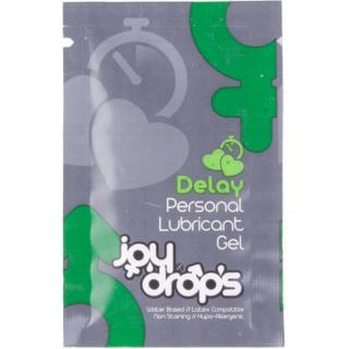 JoyDrops Delay - ejakuláció késleltető, vízbázisú síkosító gél (5 ml)