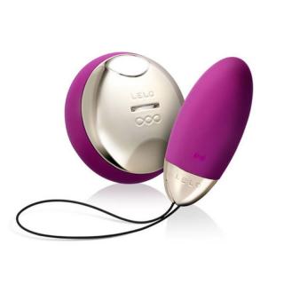 Lelo Lyla 2 - szilikon, akkus, távirányítós, vízálló vibrációs tojás - 8 cm (lila)