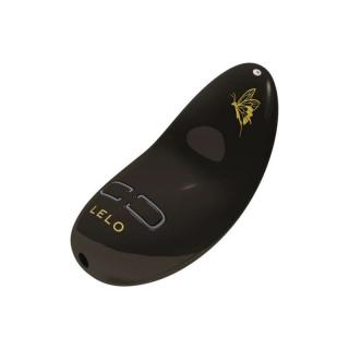 Lelo Nea 3 - szilikon, akkus, vízálló csiklóizgató vibrátor - 7,4 cm (fekete)