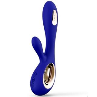 Lelo Soraya Wave - szilikon, akkus, vízálló, csiklókaros, bólogató vibrátor - 21,8 cm (kék)