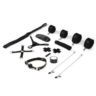 Liebe Seele Bound You The Essentials Beginner's Bondage Kit - BDSM szett - 12 darabos (fekete)