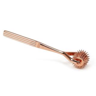 Liebe Seele Five-Row Wartenberg Pinwheel - fém BDSM kiegészítő ( arany)