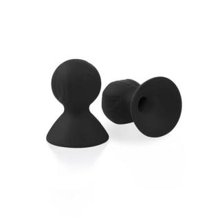 Liebe Seele Nipple Suckers - szilikon mellbimbó pumpa (fekete)