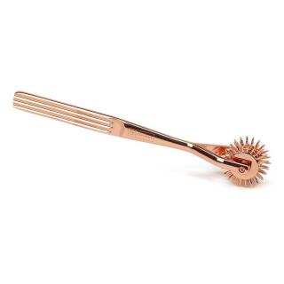 Liebe Seele Three-Row Wartenberg Pinwheel - fém BDSM kiegészítő (arany)