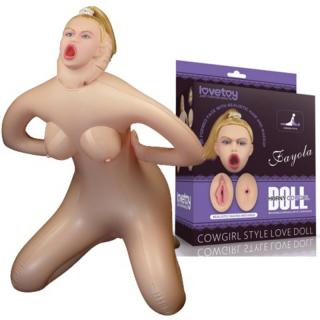 Lovetoy Cowgirl Style Love Doll Fayola - felfújható guminő (testszínű)