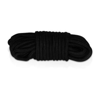 Lovetoy Fetish Bondage Rope - pamut kötöző (fekete)