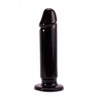Lovetoy King-Sized Anal Dildo - letapasztható, vízálló anál dildó - 23,5 cm (fekete)