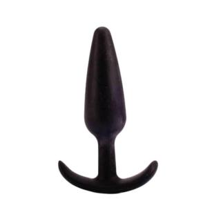 Lovetoy Lure Me Classic Anal Plug S - szilikon, vízálló anál dildó - 11 cm (fekete)