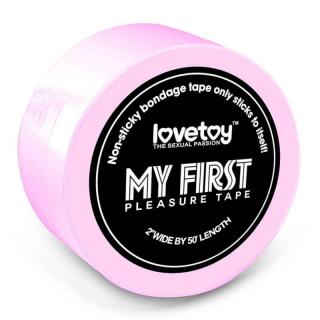 Lovetoy My First Non-Sticky Bondage Tape - kötöző - 1500 cm (rózsaszín)