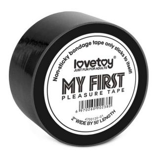 Lovetoy Non-Sticky Bondage Tape - kötöző (fekete)