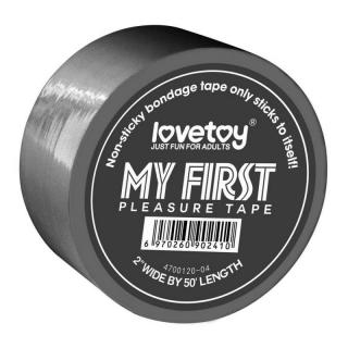 Lovetoy Non-Sticky Bondage Tape - kötöző (szürke)