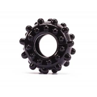 Lovetoy Power Plus Cockring 3 - vízálló péniszgyűrű (fekete)