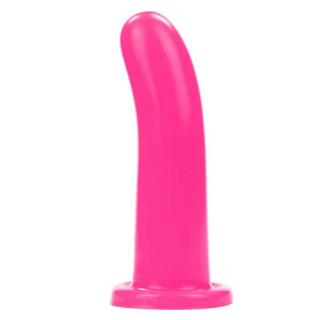 Lovetoy Silicone Holy Dong Large - szilikon, letapasztható, G-pontos, vízálló, élethű dildó - 17 cm (rózsaszín)
