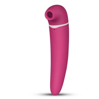 Lovetoy Toyz4Partner Premium Vacuum Suction Stimulator - szilikon, akkus, csiklóizgatós, vízálló vibrátor - 21,6 cm (rózsaszín)