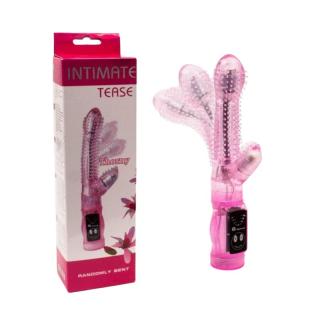 LyBaile Intimate Tease Vibrator - G-pontos, vízálló, csiklókaros vibrátor - 20,5 cm (rózsaszín)
