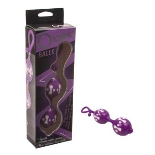 LyBaile Orgasmic Balls - vízálló gésagolyó - 15,5 cm (lila)