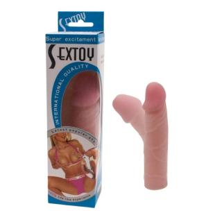 LyBaile Sextoy - vízálló, élethű dildó - 16,3 cm (testszínű)