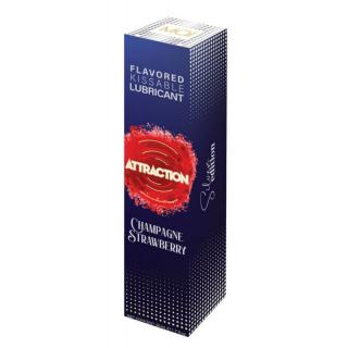 Mai Attraction Lubricant Attraction - vízbázisú síkosító - pezsgő-eper (50 ml)