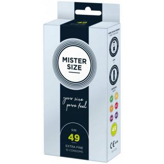 Mister Size egyedi méretű óvszer - 49 mm (10 db)