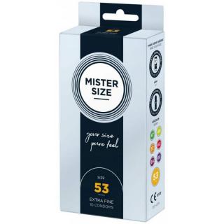 Mister Size egyedi méretű óvszer - 53 mm (10 db)