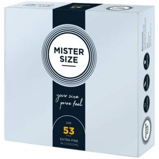 Mister Size egyedi méretű óvszer - 53 mm (36 db)