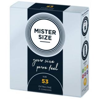 Mister Size egyedi méretű óvszer - 53 mm (3db)