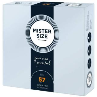 Mister Size egyedi méretű óvszer - 57 mm (36 db)