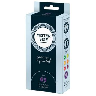 Mister Size egyedi méretű óvszer - 69 mm (10 db)