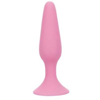 Nmc Beautiful Behind Silicone Butt Plug - szilikon, letapasztható, vízálló anál dildó - 11,4 cm (rózsaszín)