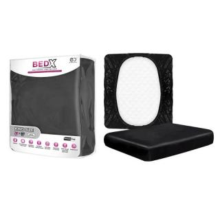 Nmc Bed X Mattress Protector King Size - PVC ágynemű - 198 cm (fekete)