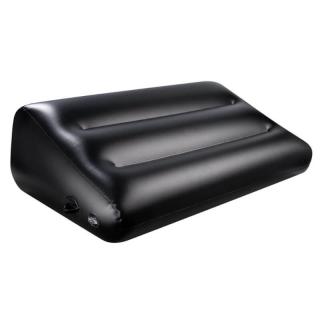 Nmc Dark Magic Inflatable Pillow With Handcuffs II - felfújható szexpárna csuklópánttal - 60 cm (fekete)