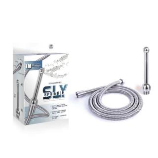 Nmc Hydro Series Sly Sprinkle Supreme Cleansing System Beaded Tip Straight - fém intimzuhany - 8,4/100 cm (ezüst)