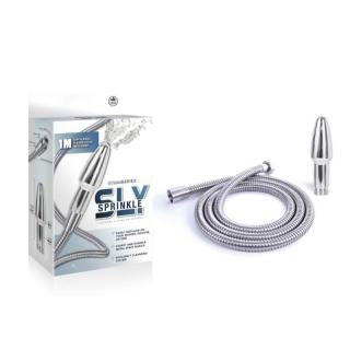 Nmc Hydro Series Sly Sprinkle Supreme Cleansing System Bullet - fém intimzuhany - 8,9/100 cm (ezüst)