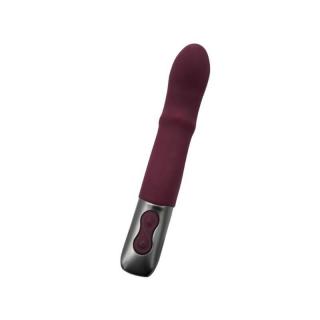 Nmc Titanz 7" Silicone Rechargeable Vibrator - szilikon, akkus, vízálló G-pont vibrátor - 20 cm (piros)