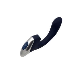 Nmc Titanz 8 " Silicone Rechargeable Vibrator - szilikon, akkus vízálló G-pont és csiklóizgató vibrátor - 20 cm (kék)