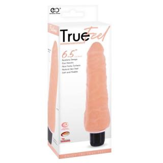 Nmc True Feel TPR Vibrator 6.5" II - élethű vibrátor  - 16,5 cm (testszínű)