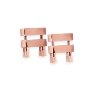 NS Novelties Bound Nipple Clamps V1 - fém mellcsipesz - 5,1 cm (arany)