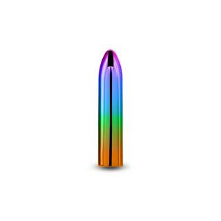 NS Novelties Chroma Rainbow - akkus, vízálló, mini rúdvibrátor - 9 cm (többszínű)