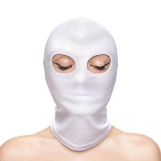 NS Novelties Fetish  Fashion Eyes Hood - nylon maszk (fehér)