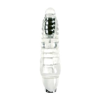 NS Novelties Lucidity Aurora Light-Up Vibe - vízálló vibrátor - 18,5 cm (átlátszó)