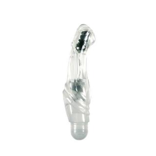 NS Novelties Lucidity Mirage Light-Up Vibe - vízálló, G-pont vibrátor - 17,7 cm (átlátszó)