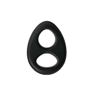 NS Novelties Renegade Romeo Soft Ring - szilikon péniszgyűrű (fekete)
