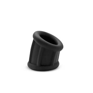 NS Novelties Renegade Suave Ball Stretcher - szilikon péniszgyűrű (fekete)