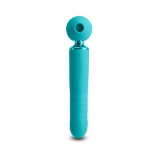 NS Novelties Revel Fae - szilikon, akkus, vízálló vibrátor - 19,5 cm (kék)
