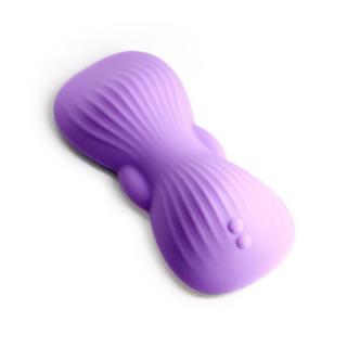 NS Novelties Techno Trap - szilikon, okos, akkus, vízálló, masszírozó vibrátor - 17,5 cm (lila)