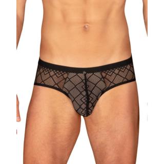 Obsessive Severio Jockstrap - szexi férfi alsó (fekete)