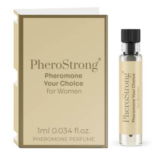 PheroStrong Pheromone Your Choice For Women - feromon parfüm, férfiakra ható (1 ml)